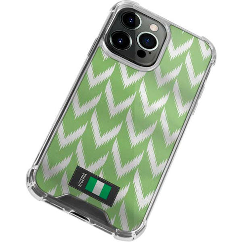 Nigeria Soccer Flag iPhone 13 Pro Max Clear Case